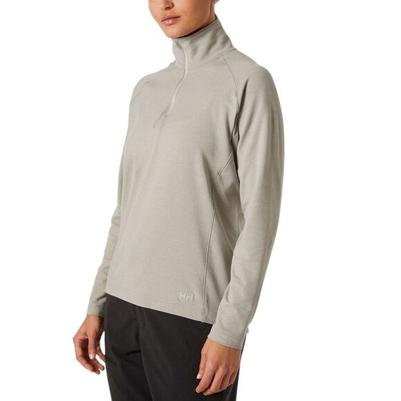 Helly Hansen Verglas Ultra Soft Long Sleeve 1/2 Zip Fleece Top Mellow Grey Large - Picture 1 of 7